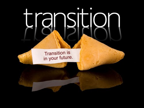 fortune cookie reading transition is in your future